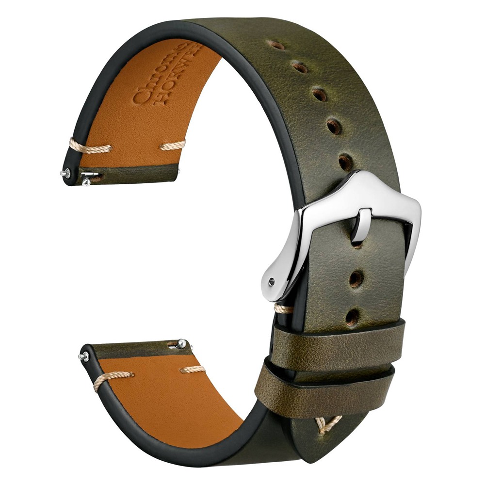 Suede Strap Watch - أحزمة ساعة من الجلد الشمعي من