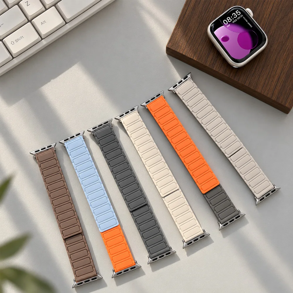 حزام سيليكون مغناطيسي لساعة أب - مراجعة Milanese Loop Magnetic وسعره