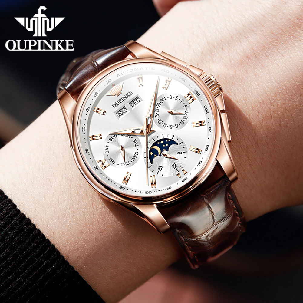 OUPINKE 3189 ساعة رجالي العلام - مراجعة Seiko Watch Presage وسعره