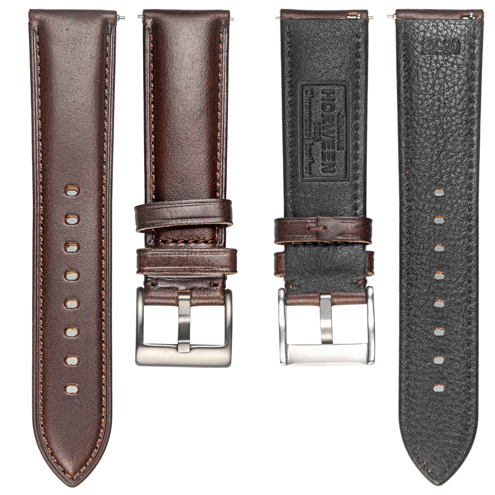 أحزمة ساعات هيمسوت من الجلد ال - مراجعة Suede Strap Watch وسعره