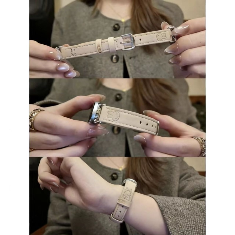 حزام ساعة رفيع من جلد الشامواه - مراجعة Suede Strap Watch وسعره