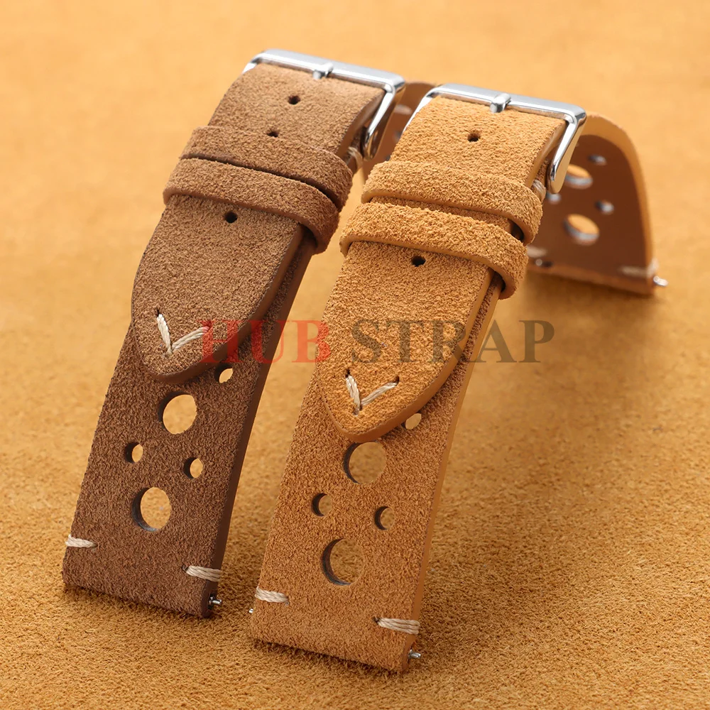 حزام ساعة من جلد السويد الناعم - مراجعة Suede Strap Watch وسعره