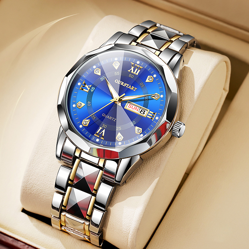 ساعة رجالية من ماركة TOP، تصمي - مراجعة Cartier Watch Tank وسعره