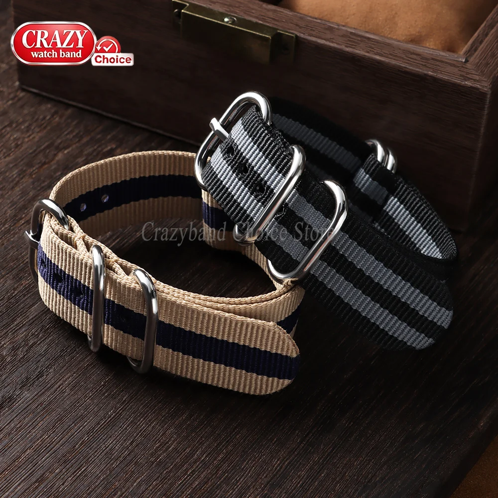 حزام ساعة رياضي من النايلون لل - مراجعة Nato Strap Nylon وسعره