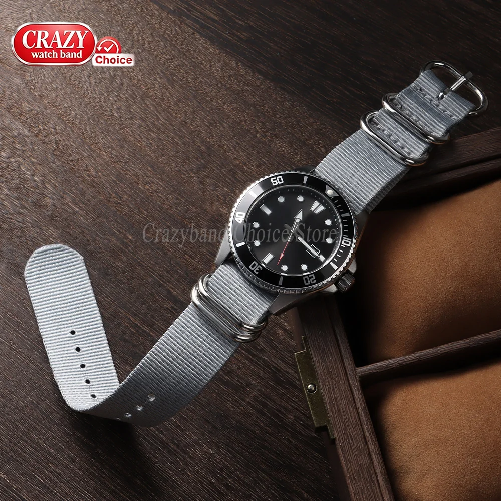 حزام ساعة رياضي من النايلون لل - مراجعة Nato Strap Nylon وسعره