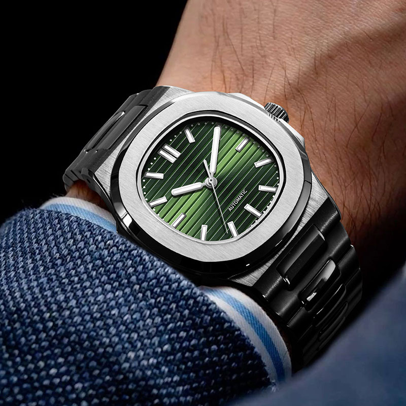 ماكارلون ساعة رجالية أوتوماتيك - مراجعة Patek Philippe Watch Nautilus وسعره