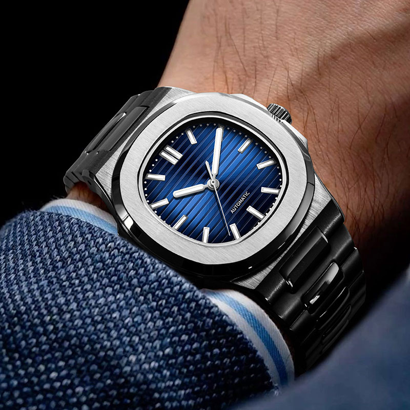 ماكارلون ساعة رجالية أوتوماتيك - مراجعة Patek Philippe Watch Nautilus وسعره